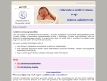 Tablet Screenshot of csaladtervezesi-tanacsadas.hu